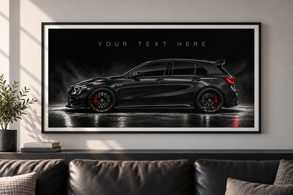 Custom Car Poster | Personalized Car Print with Your Own Car