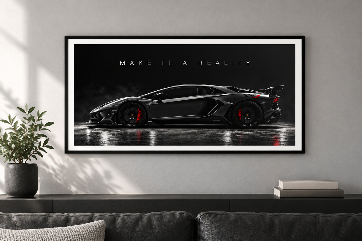 Lamborghini Aventador SVJ Poster