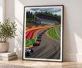 F1 Eau Rouge Poster