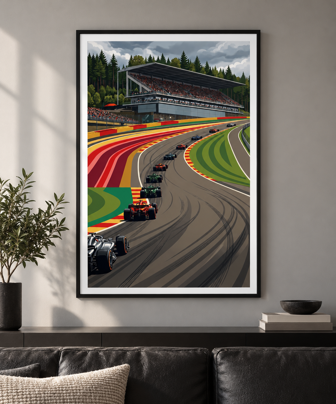 F1 Eau Rouge Poster