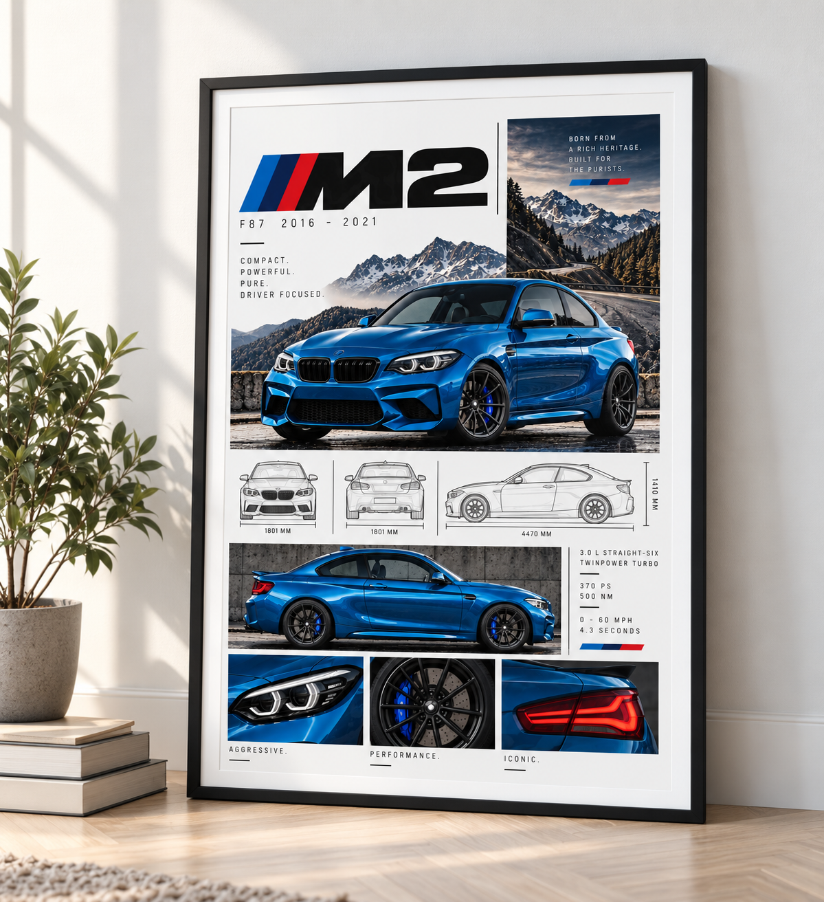 BMW M2 Poster